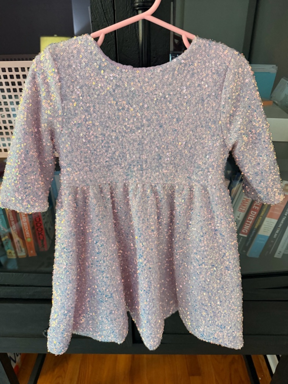4t Mila & Rose Lavender Sequin Kids Party Dress